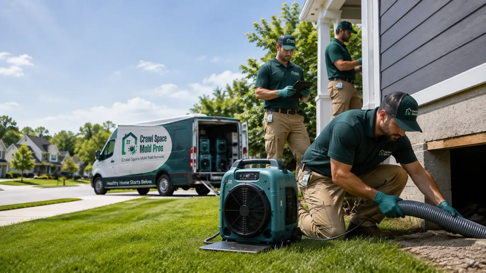 Crawl Space Mold Removal in North Dakota
